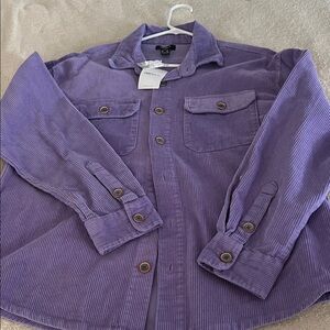 Forever 21 Lavender Corduroy Shirt